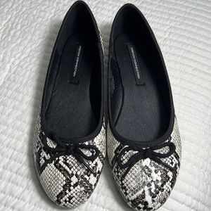 French Connection Snake Flats